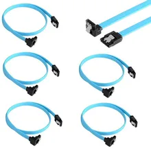 

5pcs 90 Degree Right Angle Cables HDD SSD Data Serial ATA Cord line SATA 3.0 III 6Gb/s 46cm Hard Disk Drive Straight Cable