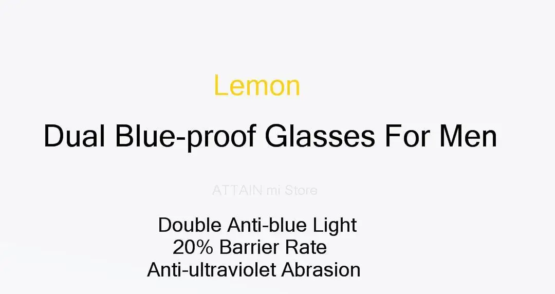 Оригинальные защитные очки Xiaomi Mijia с защитой от синего излучения Xiomi smart Anti-blue glass Eye протектор для мужчин Play Phone/Computer/Game