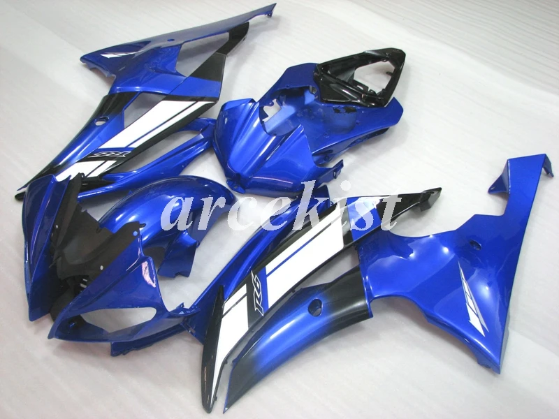 ABS литья под давлением Обтекатели комплект подходит для YAMAHA YZF-R6 2008- 08 09 10 11 12 13 14 15 16 Кузов Набор ярко-синий