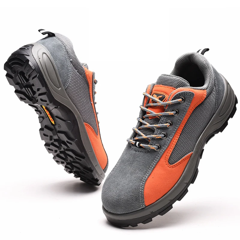 

Men's Work Safety Boot Indestructible Shoes Steel Toe Shoes Outdoor Sneaker Anti-smashing Work Safety Shoes Puncture Proof Boots