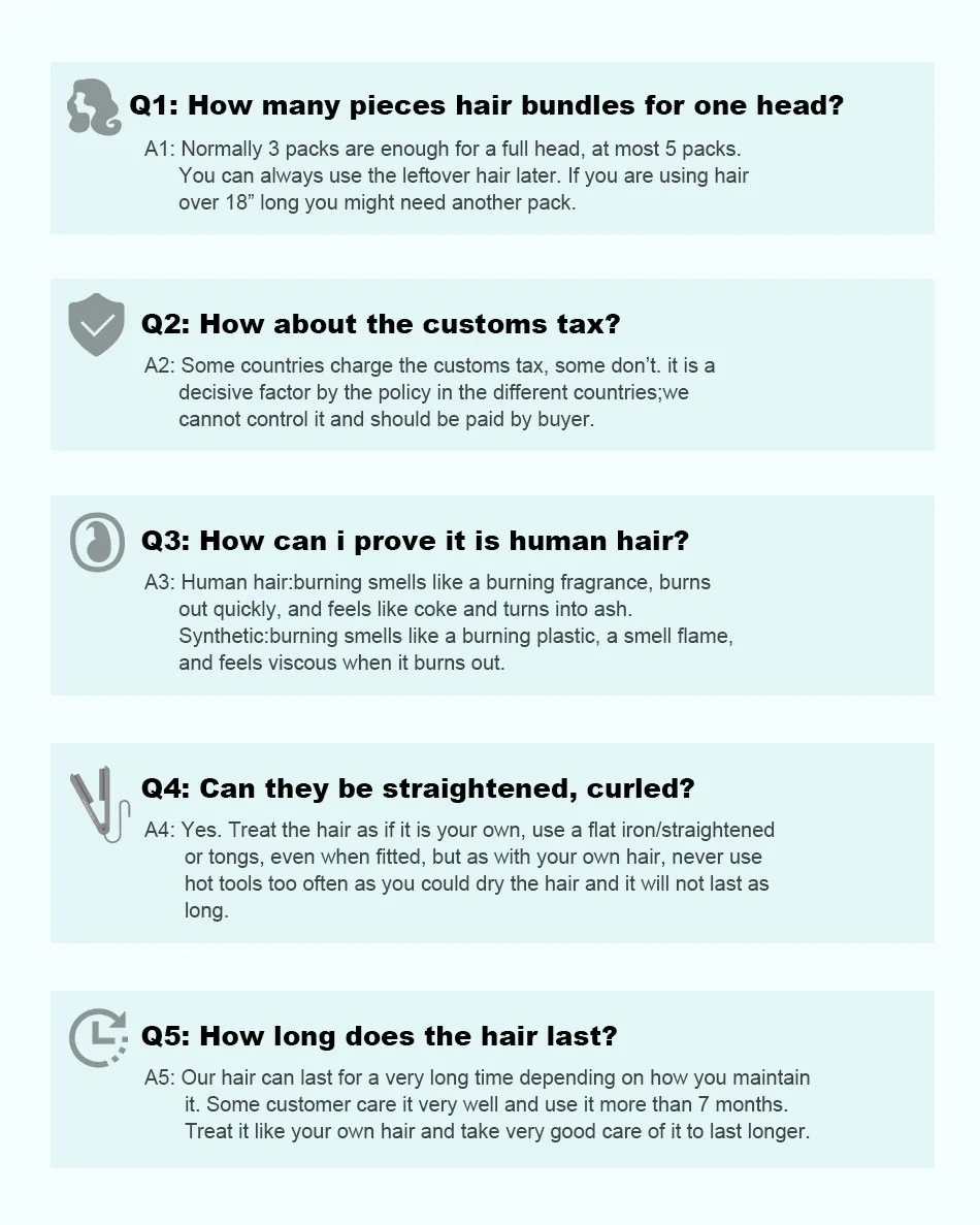 human hair questiones and answers