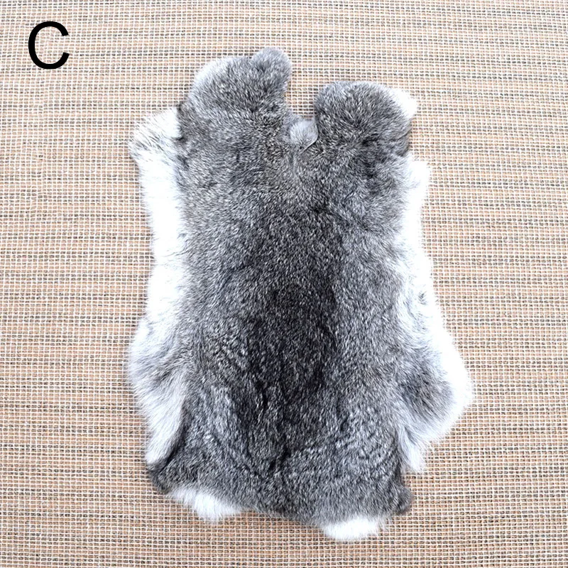 Fur Fabric 3 Colours Nature Rabbit Fur DIY Apparel Sewing Fluffy Rabbit Leather Fur Home Decoration Clothing Accessories Raw