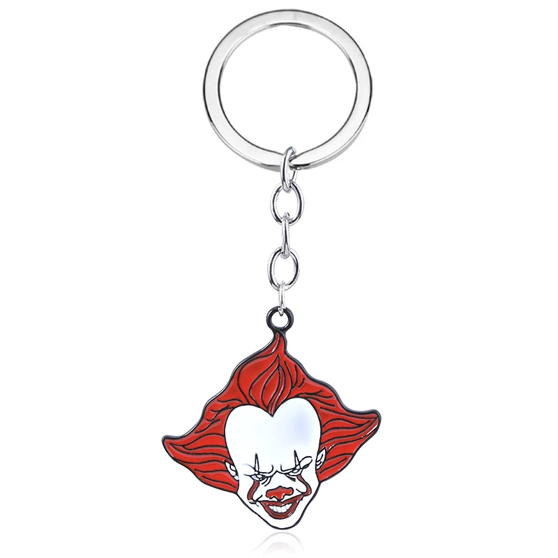 SG Новая пленка Stephen King's IT брелок Pennywise фигурка значок булавка брелок для женщин мужчин фанатов Хэллоуин косплей ювелирные изделия подарок - Цвет: K662