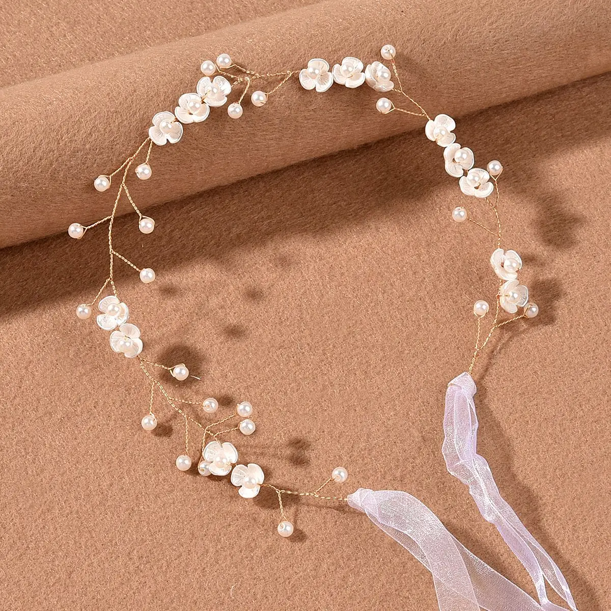Pearl Rhinestone Women Headband Wedding Hair Accessories