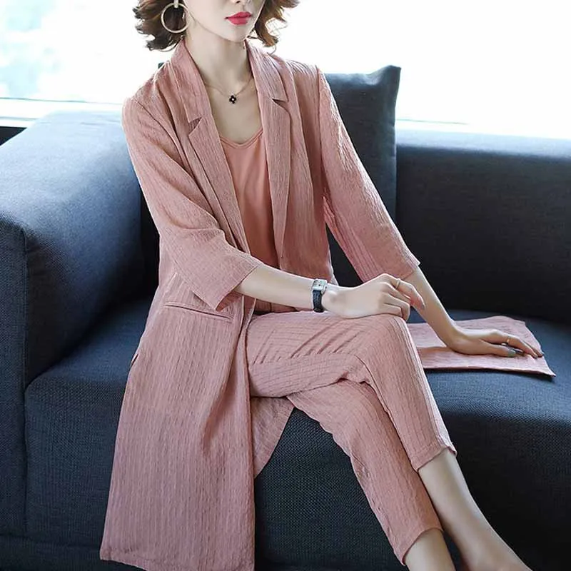 

PHICIA Royal Sister Fashion Casual Suit Straight-leg Pants Set Goddess Western Style 2019 Spring Clothing New Style Women's Thre