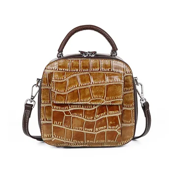 

New Crocodile Leather Crossbody Bags For Women Popular Retro Luxury Handbags Women Bags Designer Shoulder Bags Ladies Totes