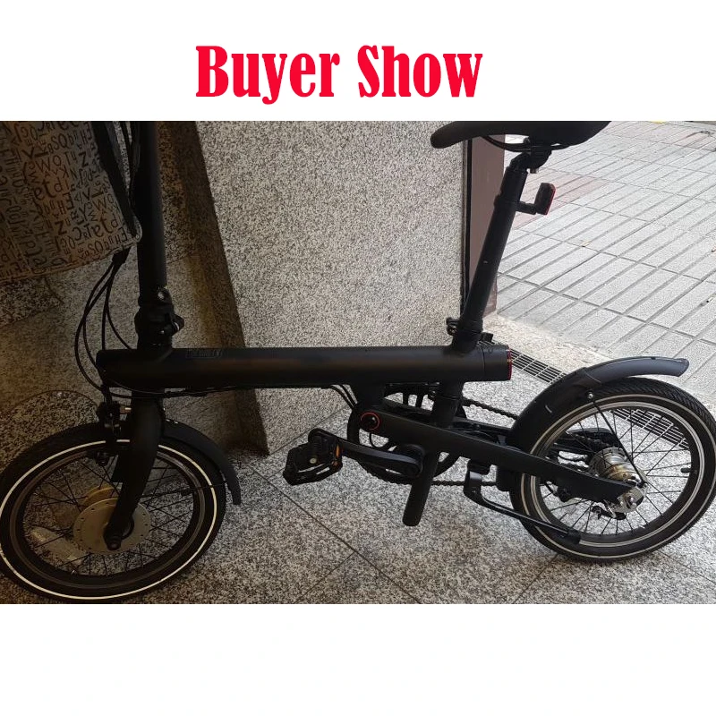 Обновленный 3-го поколения велосипед брызговик и подножка для Xiaomi Qicycle EF1 шина электрического велосипеда брызговик крыло поддержка