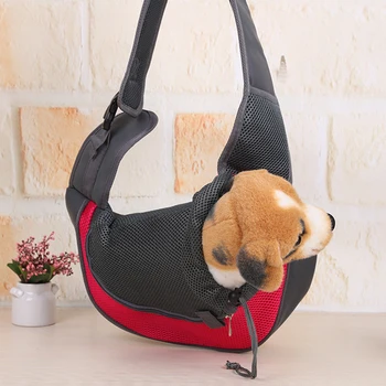 

Pet Carrier Dog Product Breathable Outdoor Portable Pet Bag One Shoulder Straddle Cat Bag In Front of Chest