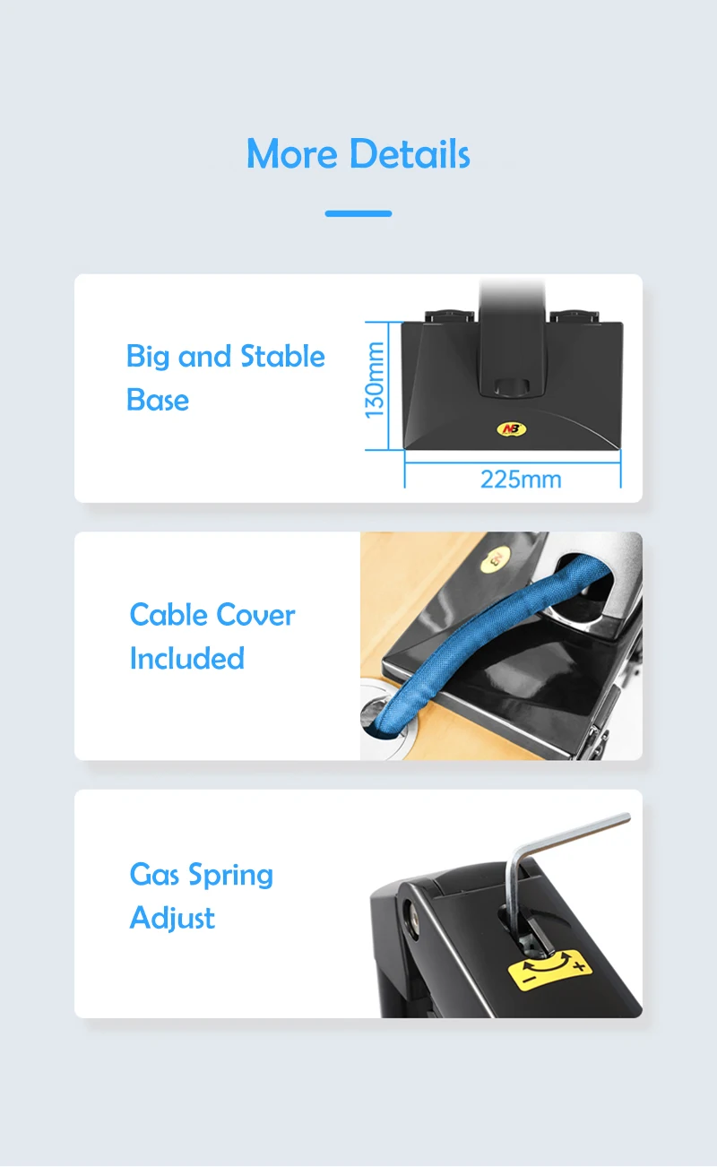 NB40 Ergonomic Height Adjust Computer Sit Stand Workstation 22-32 Inch Monitor Mount Bracket with Keyboard Plate Desk Stand 17 NB40 Ergonomic Height Adjust Computer Sit Stand Workstation 22-32 Inch Monitor Mount Bracket with Keyboard Plate Desk Stand 12