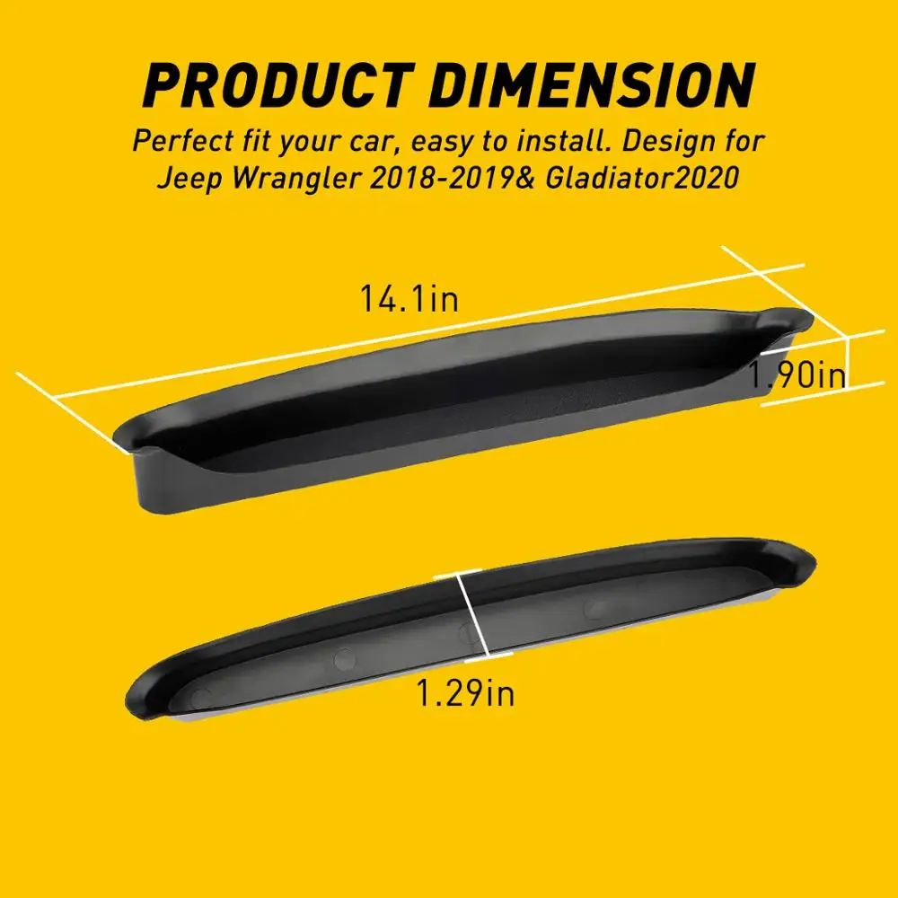 Автомобильный ящик для хранения поручней для Jeep Wrangler JL Gladiator JT Co-pilot консоль коробка Jeep Wrangler JL аксессуары
