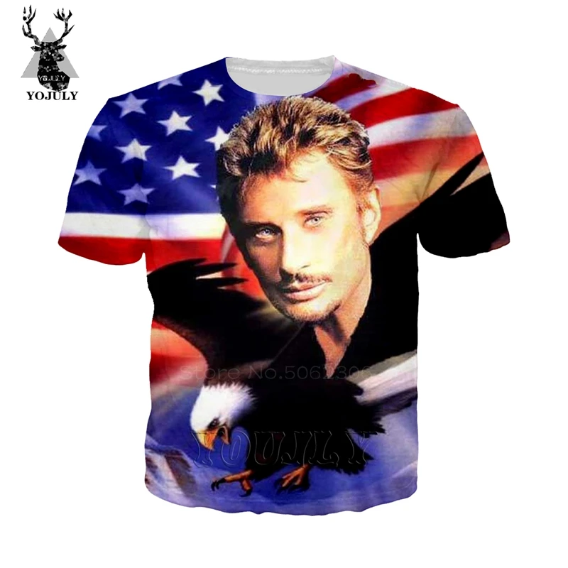 Новинка, 3d принт, модная футболка с принтом Джони Халлидей, рок-звезда, off white, мужские футболки, хип-хоп, Круглый ворот, короткий рукав, уличная одежда, топы, A492