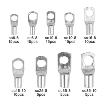 

Battery Cable Lug Terminal Crimper Assorted Silver Ring Welding Tubing