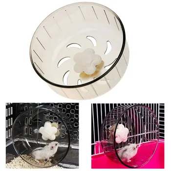 

Hamster Running Wheel Transparent Hamster Wheel Jogging Exercise Wheel for Animal Treadmill Silent Small Pet Toy