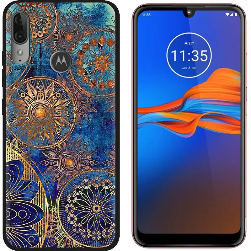 2 Для Moto E6 Plus, чехол с мультипликационным принтом, симпатичные, из мягкого ТПУ, задняя крышка для телефона, чехол s для Motorola Moto E6 Plus, силиконовый чехол E 6 Plus e6plus E6S - Цвет: 2