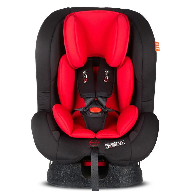 Многофункциональное портативное детское автомобильное кресло, детское автомобильное сидение, двусторонняя установка, для детей 0-4 лет, 3C, автомобильное сиденье для детей - Цвет: Красный