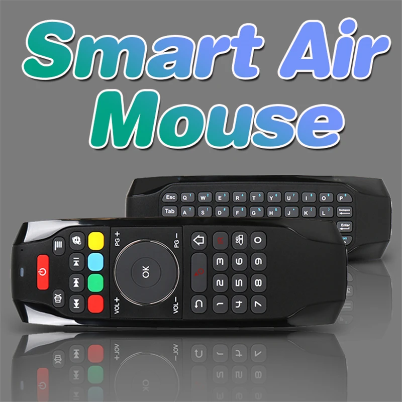 

iLEPO G7 Double Sided Air Mouse 3-Gyro+3-Gsensor 2.4GHz Wireless RF Remote Control+ full keyboard curve design Anti-shake