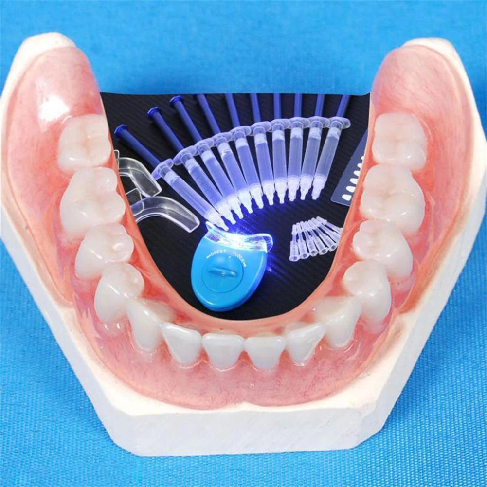 Профессиональный гель для отбеливания зубов отбеливатель зубов с светодиодный комплект для отбеливания полости рта