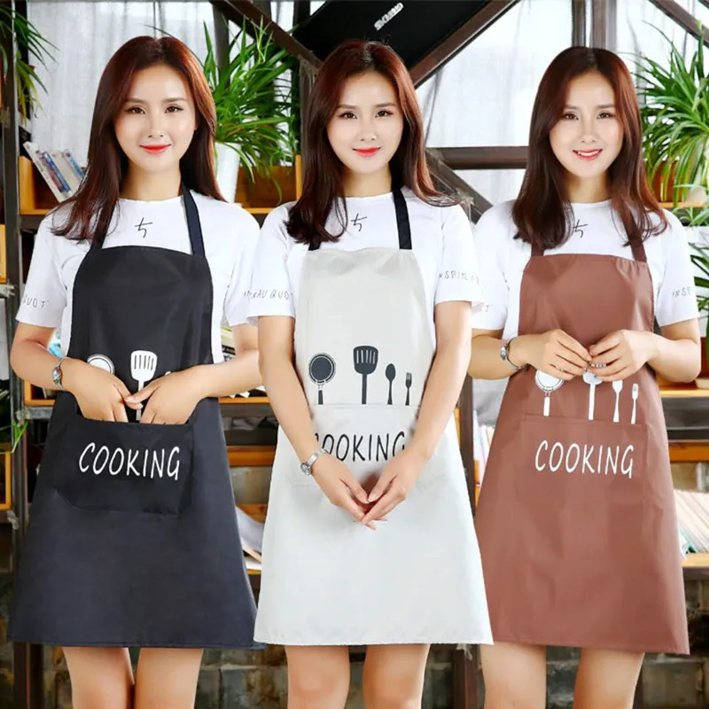 1Pcs-Striped-Waterproof-Polyester-Apron-Woman-Adult-Bibs-Home-Cooking-Baking-Coffee-Shop-Cleaning-Aprons-Kitchen
