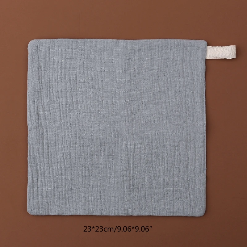 5pcs Baby Infant Towel 23x23cm Muslin Towel Handkerchiefs Four Layers Wipe 2 Layer Gauze Washcloths
