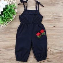 Стиль; розовый топ для девочек; комбинезон для девочек; штаны-шаровары с цветочным принтом; комбинезон