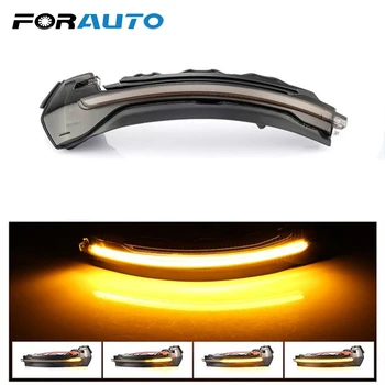 

FORAUTO 1 Piece Car Side Wing Rearview Mirror Indicator Blinker LED Flowing Turn Signal Light Car-Styling For Audi A3 S3/RS3