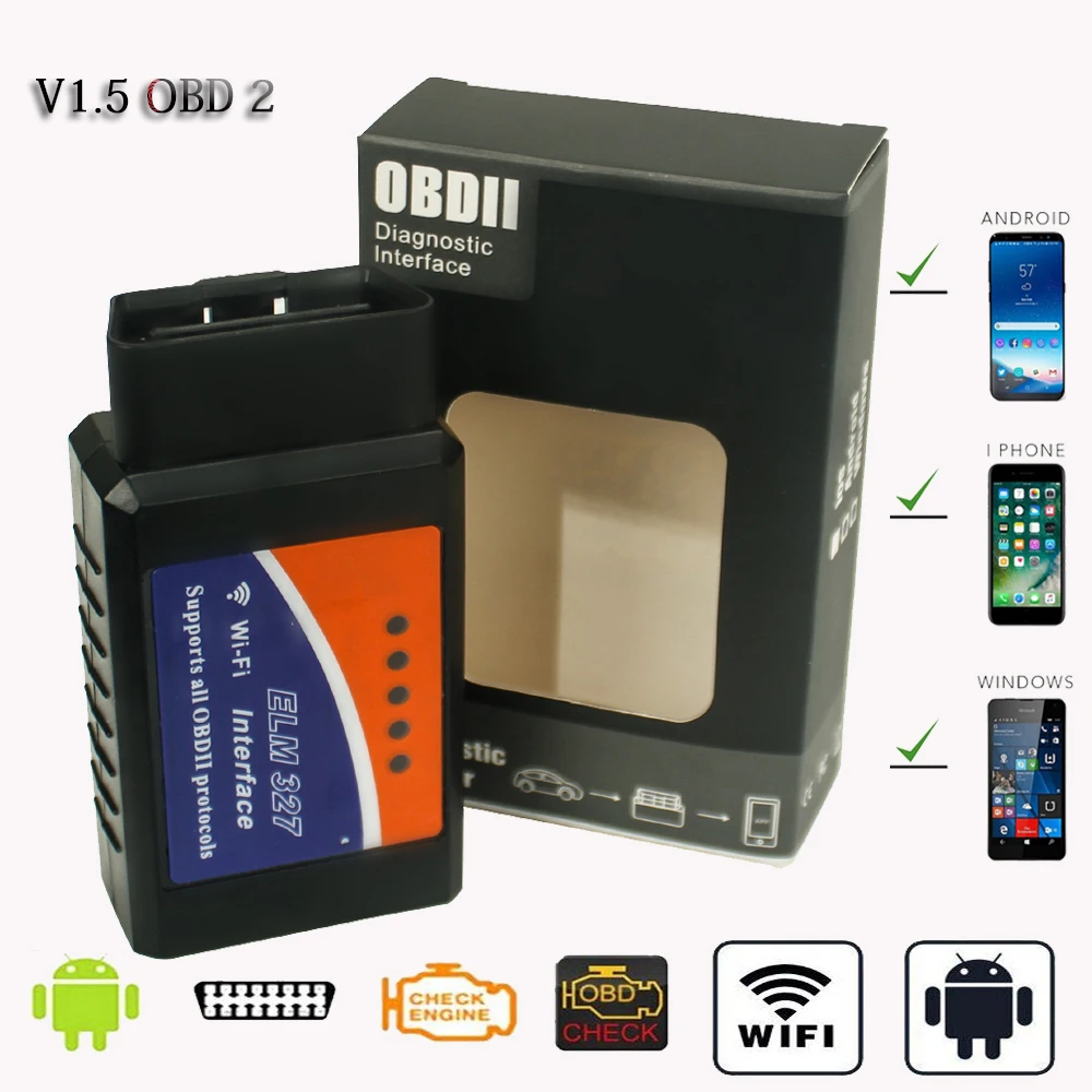 Автомобильный диагностический USB сканер ELM 327 OBDII ELM327 для Skoda Octavia 2 3 A2 A5 A7 /Fabia/ Rapid