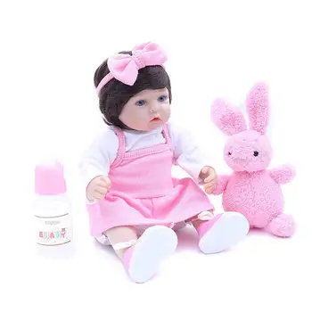 

52x22x18cm Lifelike Rebirth Doll Simulation Baby Kids Sleep Accompany Children Early Educational Toy Soft Vinyl Playmate