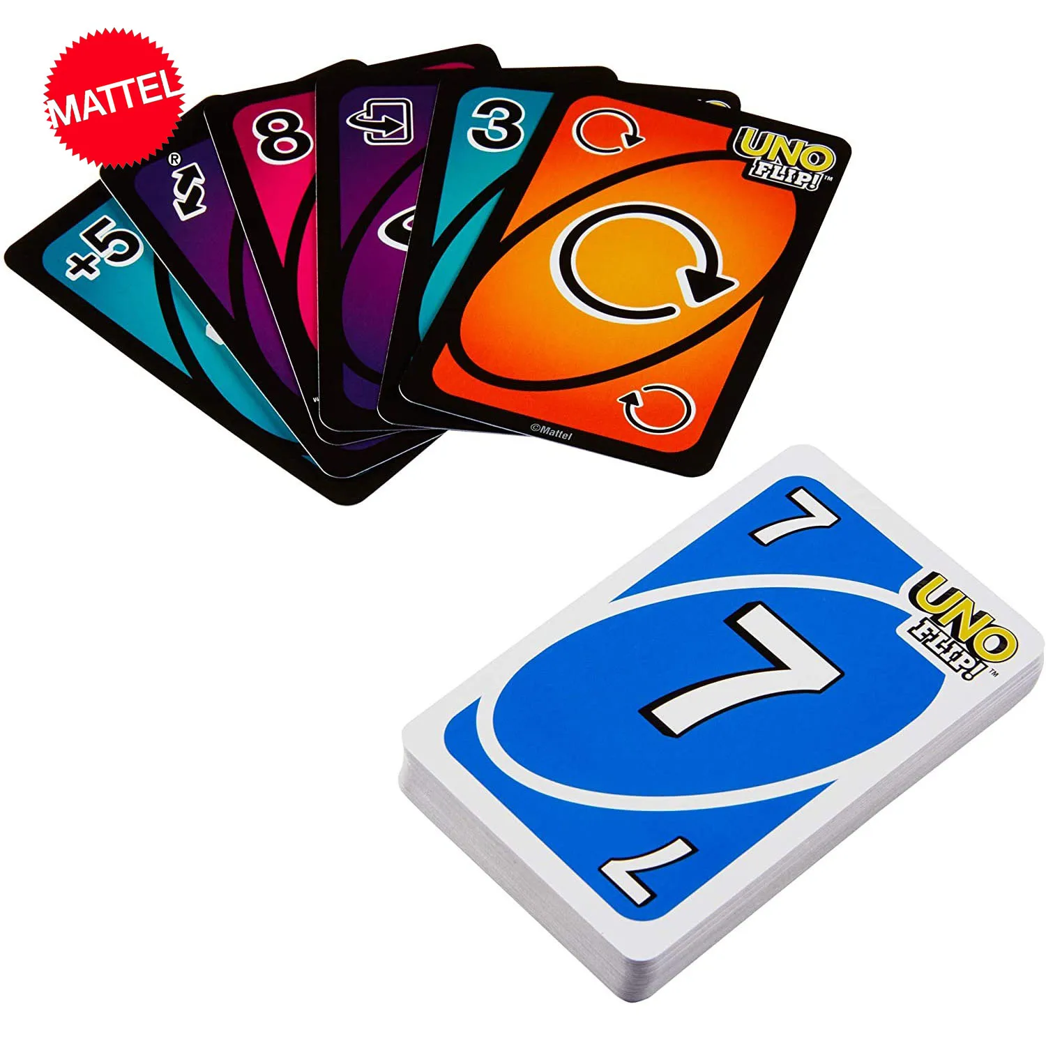Topsale игра головоломка Mattel подлинный UNO: флип! Семья забавное развлечение