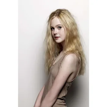 

Elle Fanning Canvas Fabric Cloth Poster Custom Print Silk Fabric Home Decor Poster For Your Living Room