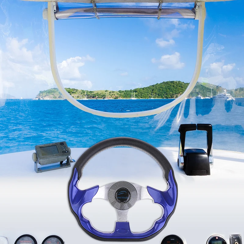 320mm Boat Steering Wheel Nondirectional 3 Spoke 3/4" Tapered Shaft
