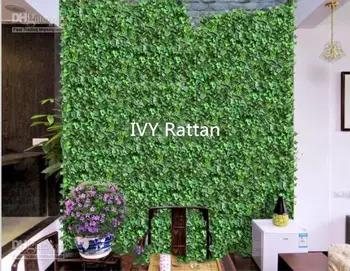 

98"/pcs Artificial Silk Simulation Climbing Vines Green Leaf Ivy Rattan for Home Decor Bar Restaurant Decoration