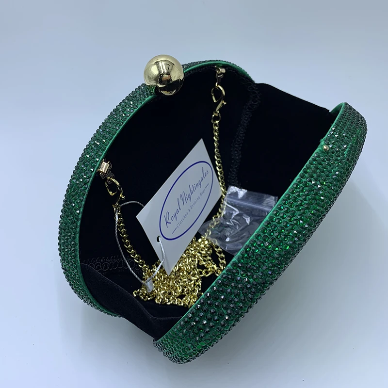 Королевский соловьи Овальный Для женщин сумки из натуральной кожи Bolsas с украшением в виде кристаллов вместительная сумка-клатч мини женская вечерняя сумочка через плечо сумка от известного бренда, Сумка через плечо вечерние сумки