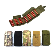 Нейлон журнал тактические Подсумки Molle 25 круглый 12 GA снарядов сумка патроны Reload хранения Чехол страйкбол стрельба принадлежности для охоты