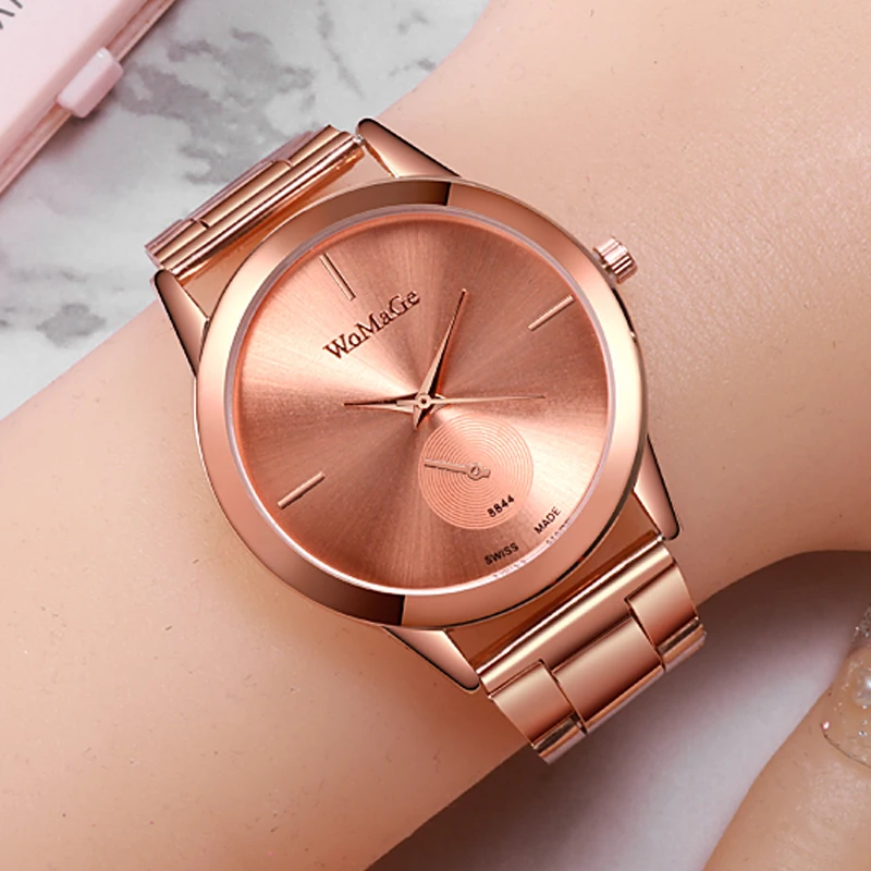 2019 Watch Women Luxury Women Gold Watches Fashion Womage Stainless Steel Quartz Watches Ladies Watches montre femme reloj mujer