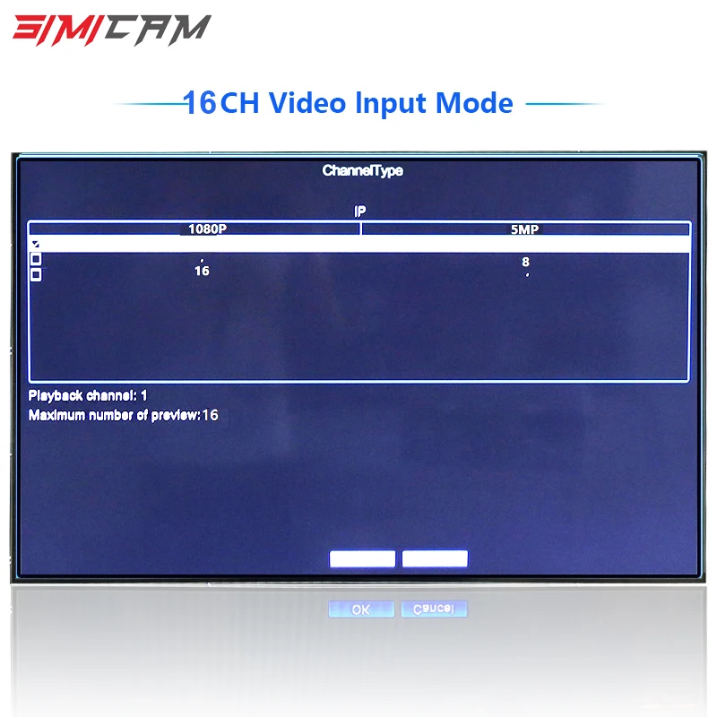  NVR 8 Channels 16 Channels Video Recorder CCTV Recorder for ONVIF Wifi Camera ip network camera H.2 - 32899954486