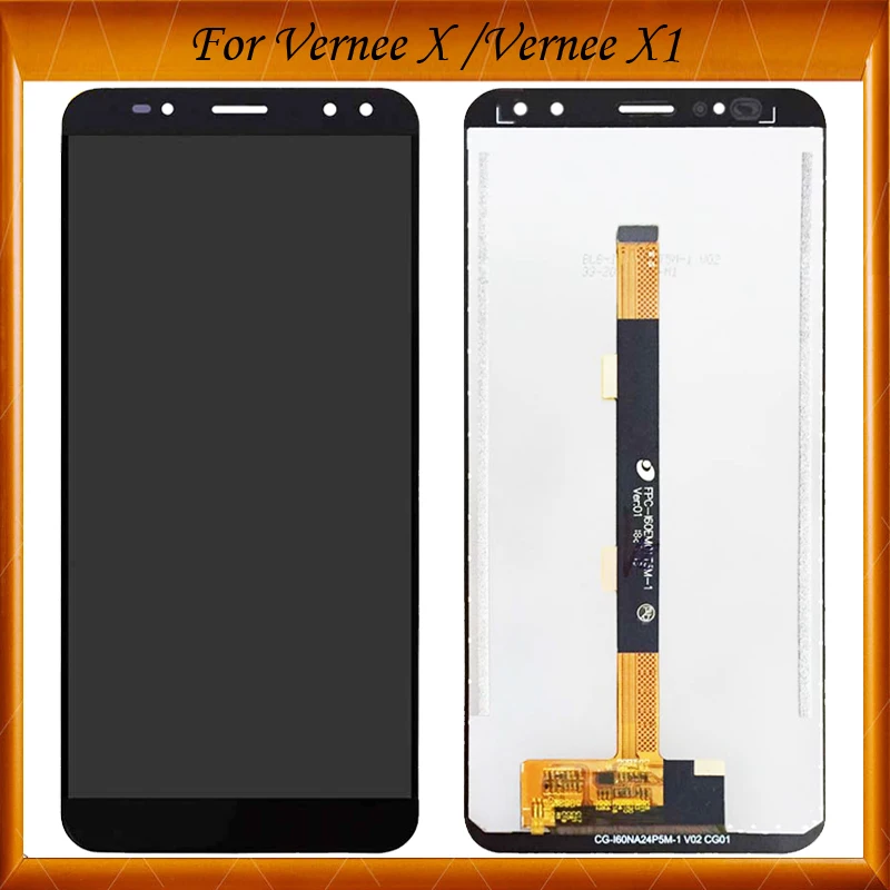 ЖК-дисплей 6 0 дюйма для Vernee X + дигитайзер сенсорного экрана 100% запасные части в