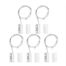 Проводной MC-38 двери окна датчик, магнитный переключатель для домашней сигнализации Системы поддержки нет/NC