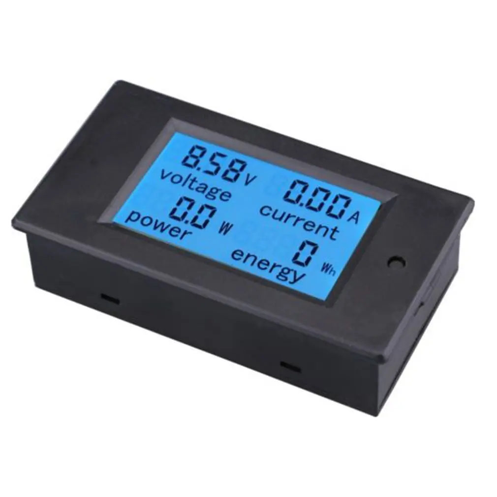 DC lcd четыре-в-одном многофункциональный измеритель 20/50/100A ЖК-цифровой дисплей Напряжение Ток Мощность Электрический счетчик энергии