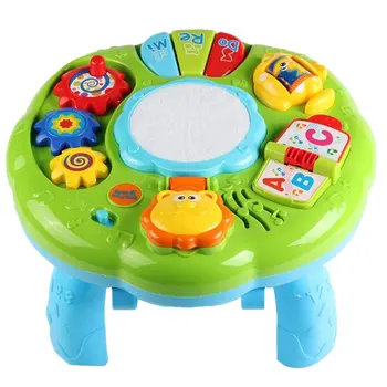

Baby Music Learning Table Multifunctional Game Table for toddlers with Colorful Light Sound Early Educational Toy for Children