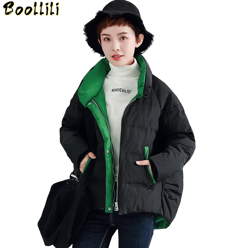 

Boollili 90% White Duck Down Coat Women Winter Coat Women Plus Size Warm Puffer Jacket Korean Short Jackets 2020