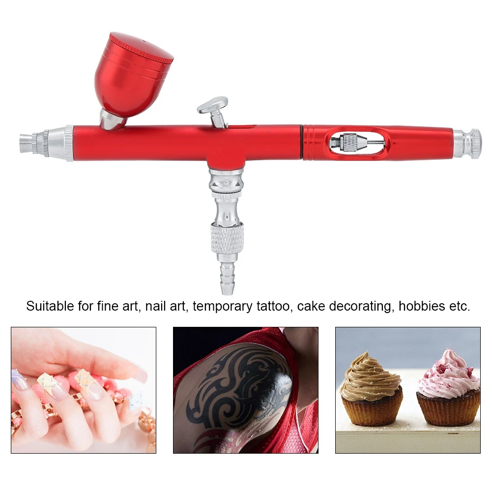 ANENG 0,3 мм сопло распылитель художественная краска для тату ногтей набор инструментов двойного действия гравитационная подача искусственное пирожное украшения кисти аэрограф