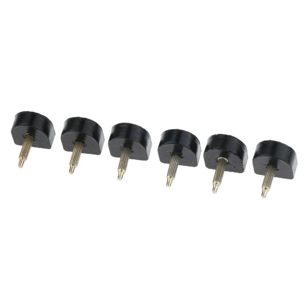 15x18mm Black 3 пары высокой набойки обуви DIY ремонт наконечник штырь на замену на обуви аксессуары с каблуками - Цвет: 15x18mm Black