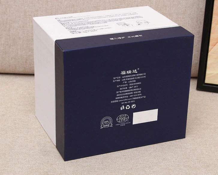 Заказная красивая подарочная картонная коробка перчатка упаковка тиснение