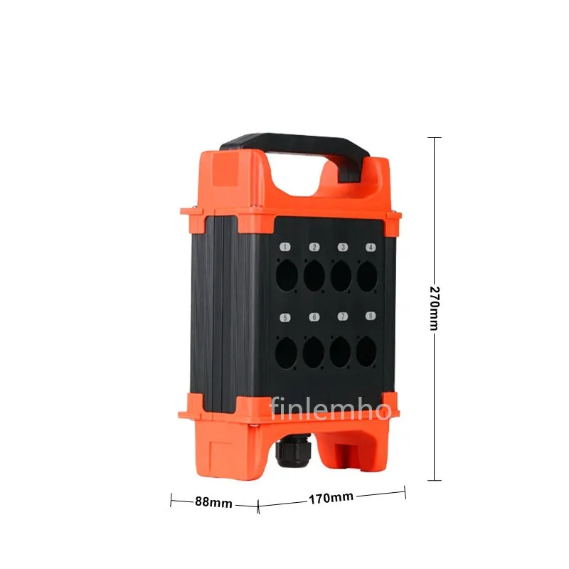 Signal Cable Installation Box 1PC Multi-Channel Signal Cable Installation Box Multi-Core For Snake Cable 8 /12/16/24/32 Channel