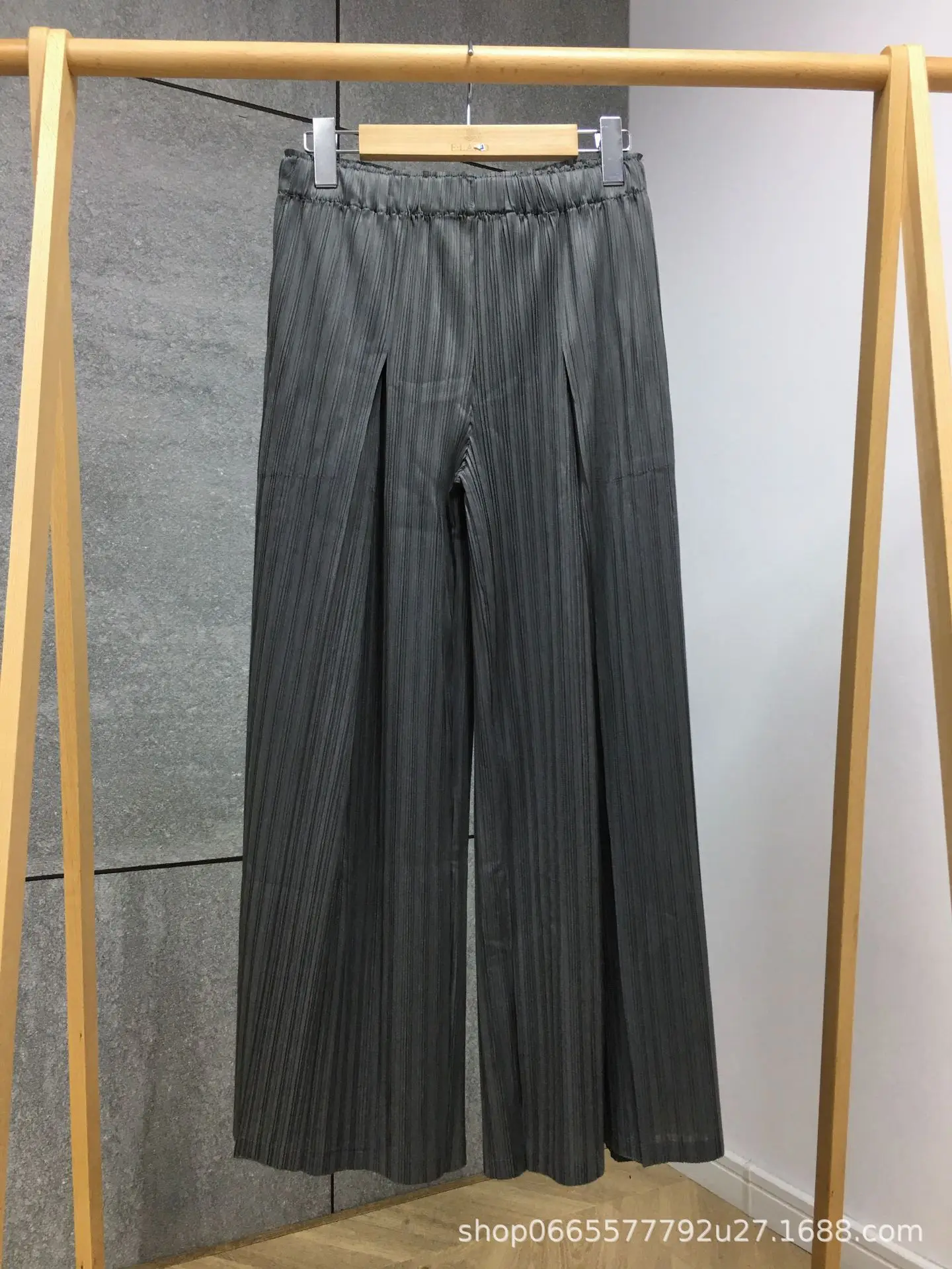 Miyake широкие брюки новые плиссированные широкие брюки один размер брюки шесть цветов