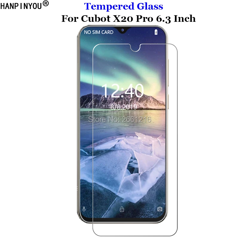 

For Cubot X20Pro Tempered Glass 9H 2.5D Premium Screen Protector Film For Cubot X20 Pro 6.3"