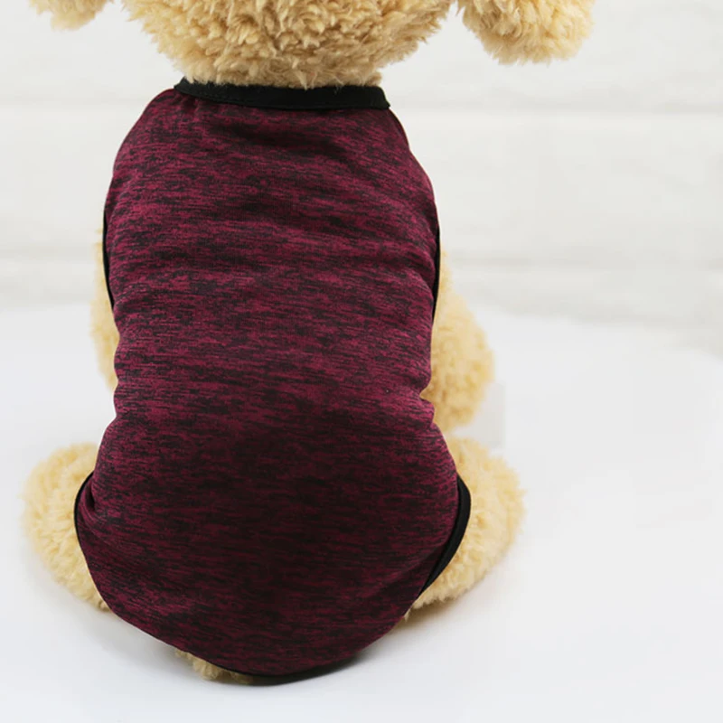 Pet Dog Solid Color Vest Little Medium Dog Cat Spring Summer Clothes Dogs Cats Puppy Kitten Vests Pets Clothing Pets Supplies