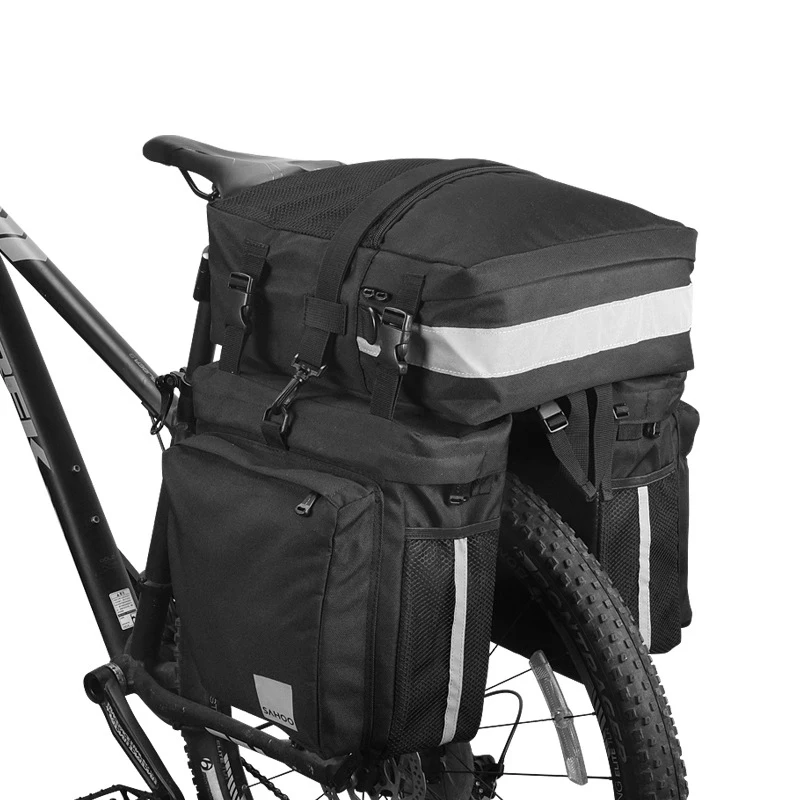 Обновление 14892-A-SA 3 в 1 Горная дорога велосипед багажник сумки Велоспорт двухсторонняя задняя стойка хвост сиденье Pannier пакет