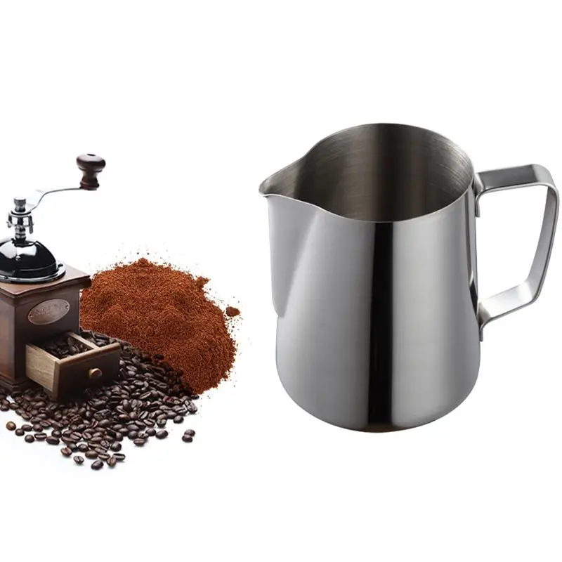 12, 20 or 30oz Stainless Steel Milk Frothing Pitcher for Espresso Machines