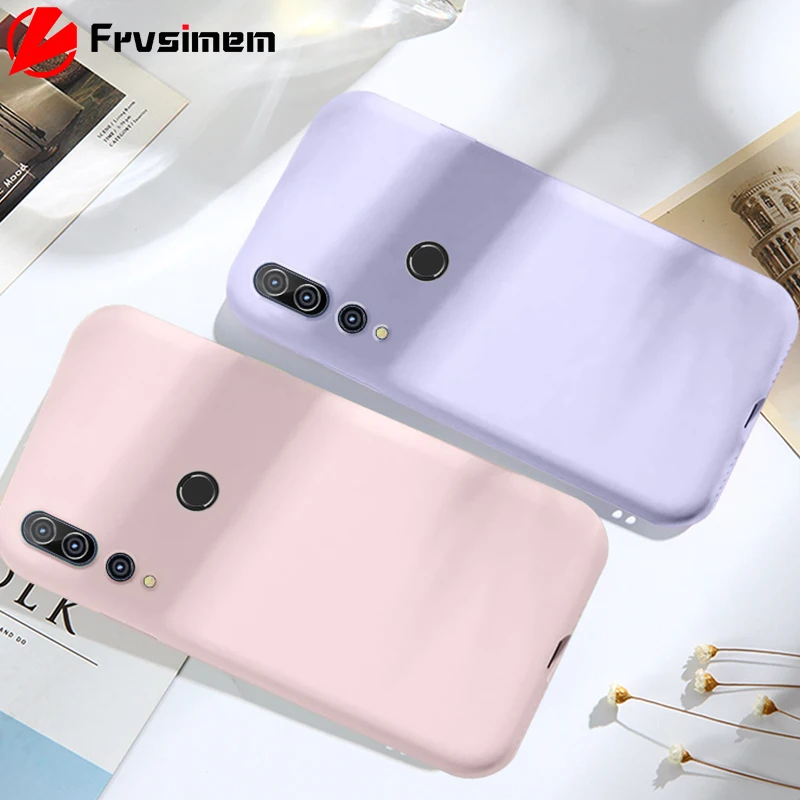 Модные чехлы жидкий силиконовый чехол для Huawei P Smart 2019 Plus Z мягкий из ТПУ